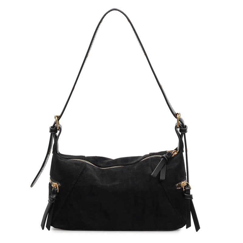 Ženska crossbody Tote torba od velura, europsko-američki retro stil, zatvarač, poliester podstava