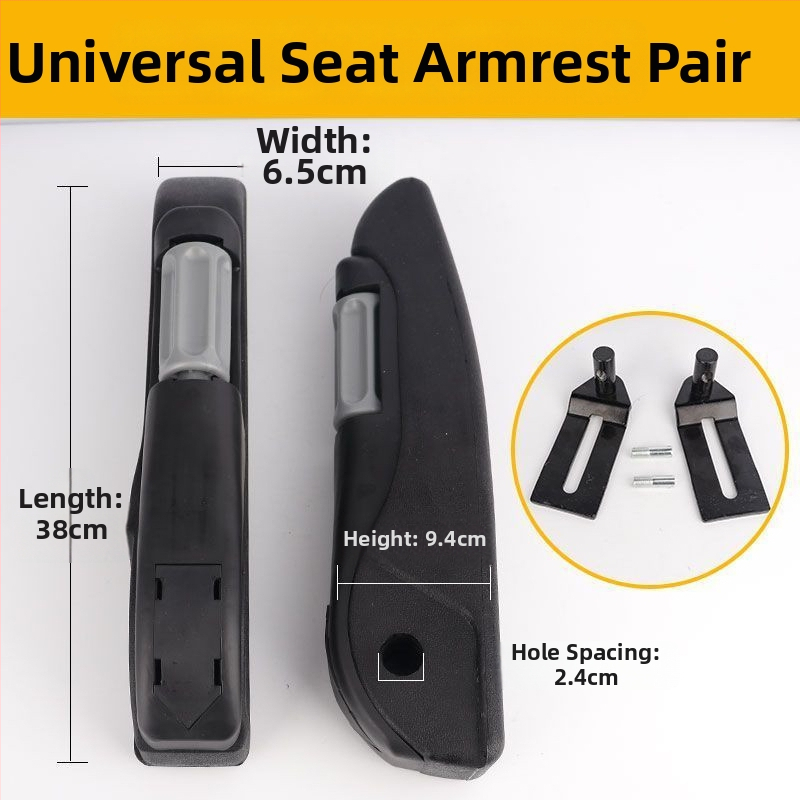 Комплект за седалка на багер: скоба за подлакътник в кабината с калъф за седалка и ръкавици за подлакътник, съвместим с Komatsu и SANY