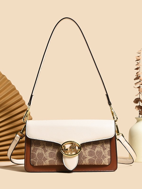 Torba preko ramena – Europski retro PU, jesen 2025, magnetska kopča, džep za telefon i dokumente