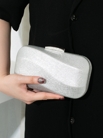 Mu Mu PU clutch torba, vodoravni kvadratni oblik, otvoreno gornje, gradska jednostavnost, džep za mobitel