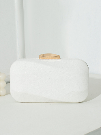 Mu Mu PU clutch torba, vodoravni kvadratni oblik, otvoreno gornje, gradska jednostavnost, džep za mobitel