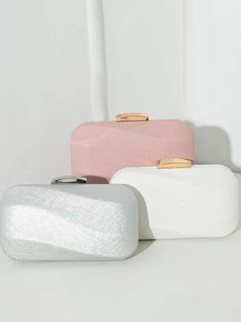 Mu Mu PU clutch torba, vodoravni kvadratni oblik, otvoreno gornje, gradska jednostavnost, džep za mobitel