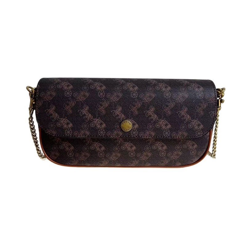 Koujia baguette torbica s kapicom, PVC, crossbody/ramena stil, dvije naramenice, horizontalni kvadratni oblik, unutarnja džep sa zatvaračem, poliester podstava, urbani stil