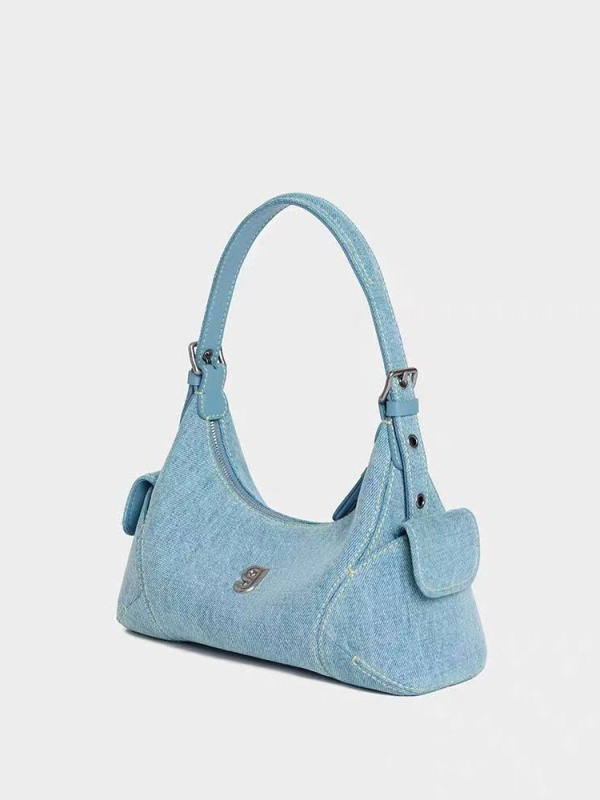 Hobo torba od umjetne kože, zatvaranje na zip, horizontalan kvadratni oblik, pretinac za dokumente, dvostruki remeni