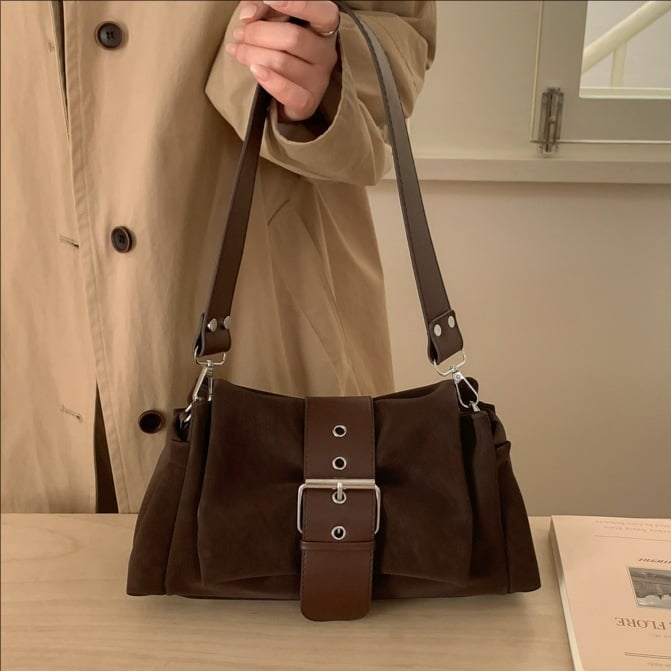 PU kožna crossbody torbica, horizontalni kvadratni oblik, zatvaranje na zip, unutarnja džep sa zipom