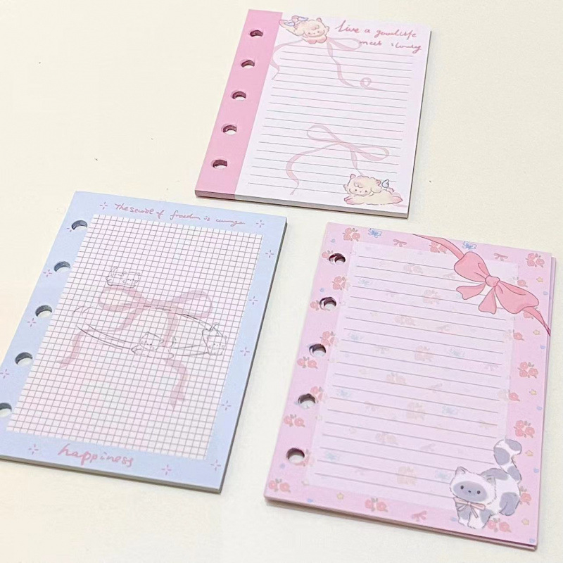 QITA bilježnica s rastavljivim listovima, papir od sirove drvene pulpe, 40 g/m², 1–50 stranica