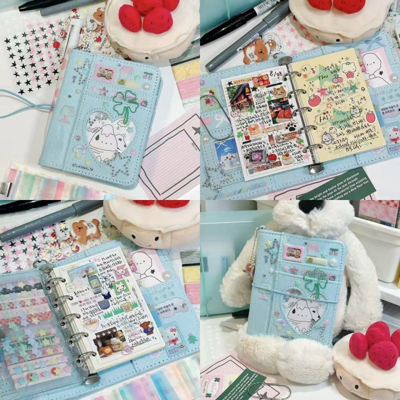 QITA bilježnica s rastavljivim listovima, papir od sirove drvene pulpe, 40 g/m², 1–50 stranica