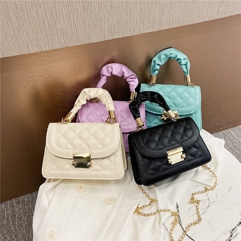 PU crossbody torbica, ulični stil, mala kvadratna torba, horizontalnog oblika