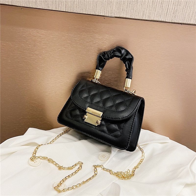 PU crossbody torbica, ulični stil, mala kvadratna torba, horizontalnog oblika