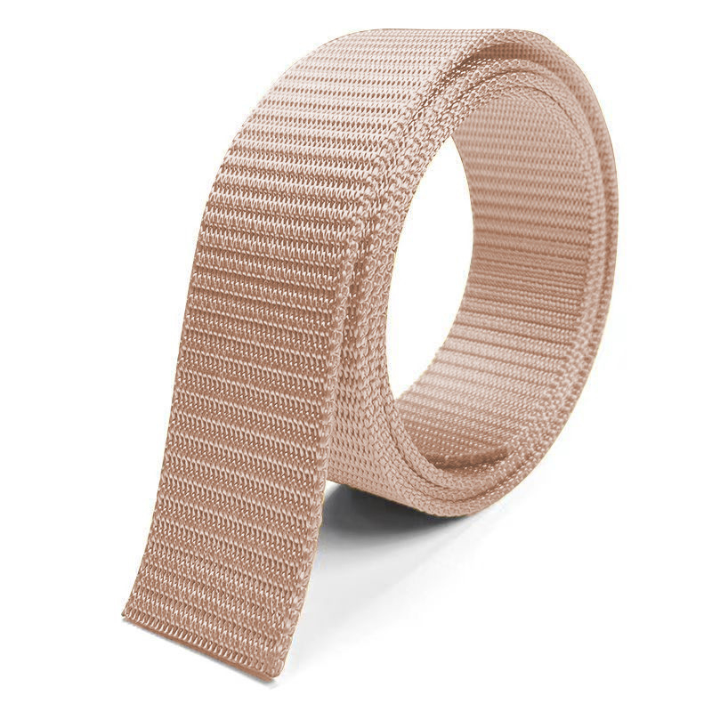 Najlonski pojas s platnenom trakom, širina 3.8 cm, svestran casual i sportski stil