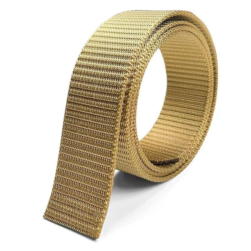 Najlonski pojas s platnenom trakom, širina 3.8 cm, svestran casual i sportski stil
