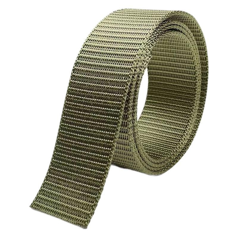 Najlonski pojas s platnenom trakom, širina 3.8 cm, svestran casual i sportski stil