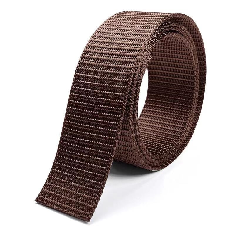 Najlonski pojas s platnenom trakom, širina 3.8 cm, svestran casual i sportski stil