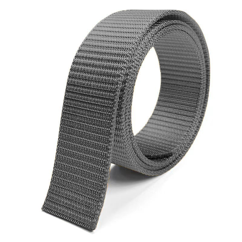 Najlonski pojas s platnenom trakom, širina 3.8 cm, svestran casual i sportski stil