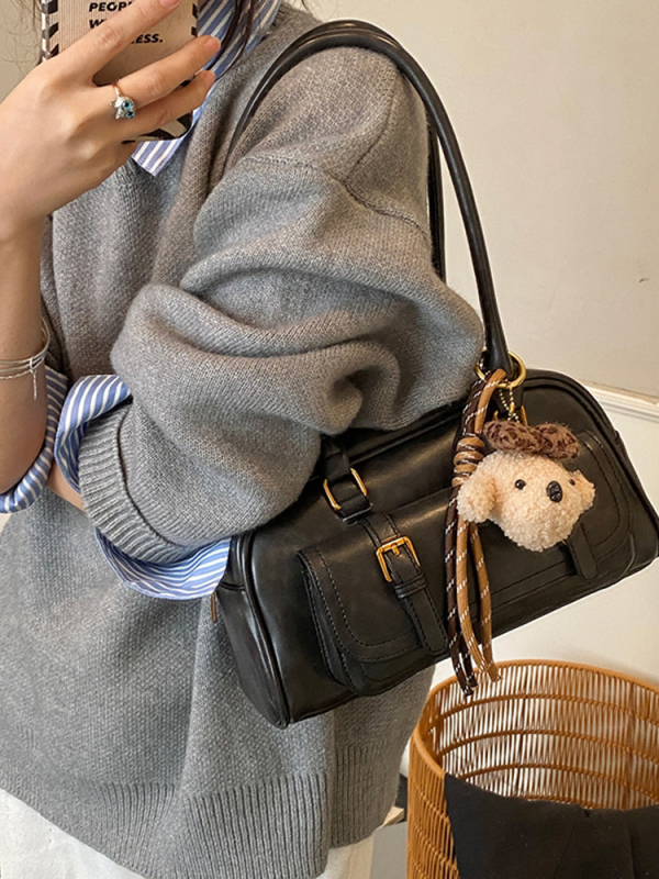 Torba ispod pazuha s velikim kapacitetom, jesen 2025, ženski retro korejski stil, crossbody torba