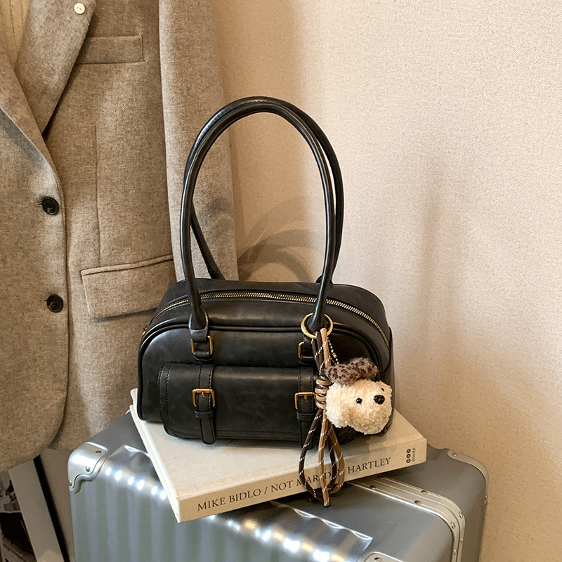 Torba ispod pazuha s velikim kapacitetom, jesen 2025, ženski retro korejski stil, crossbody torba