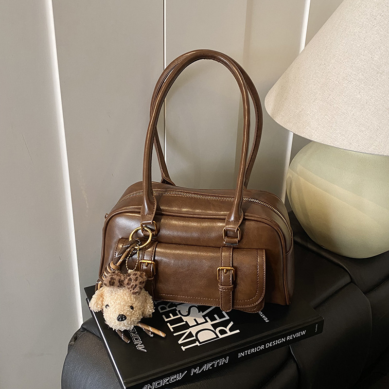 Torba ispod pazuha s velikim kapacitetom, jesen 2025, ženski retro korejski stil, crossbody torba