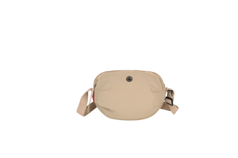 Najlon torbica za crossbody, street-fashion stil, dumpling oblik, zatvaranje na zip, džep za mobitel