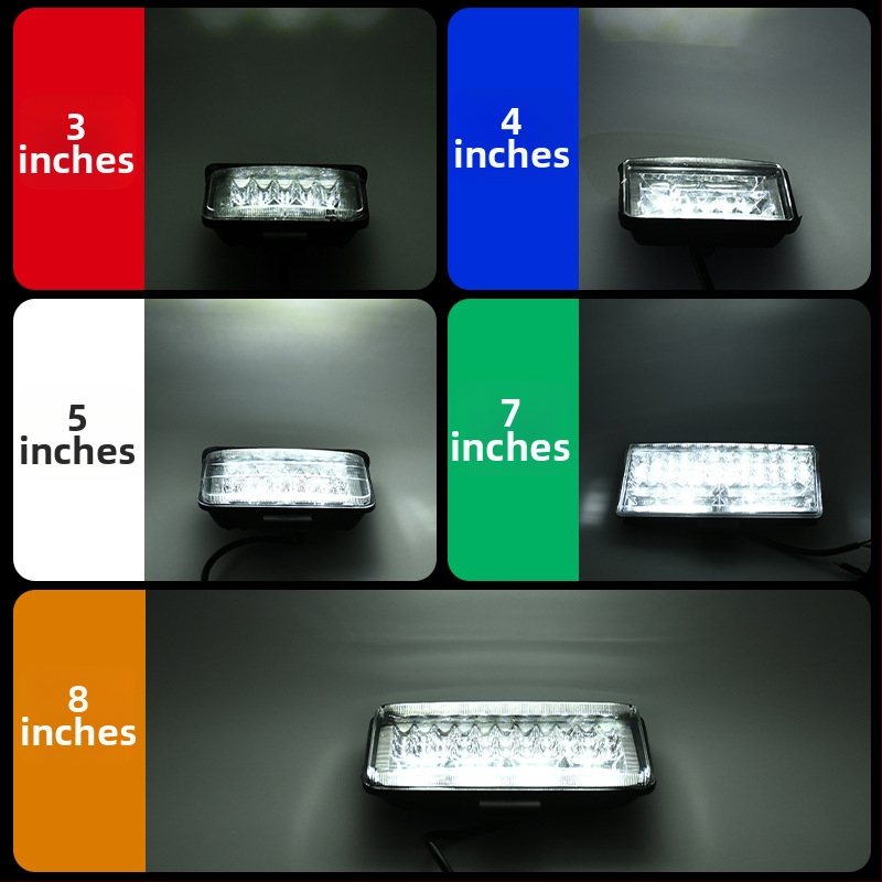 LED širokouhlá pracovná lampa pre nákladné vozidlá a terénne vozidlá, 12/24V, 30W, 15000 lm, 3000K, hliníková zliatina