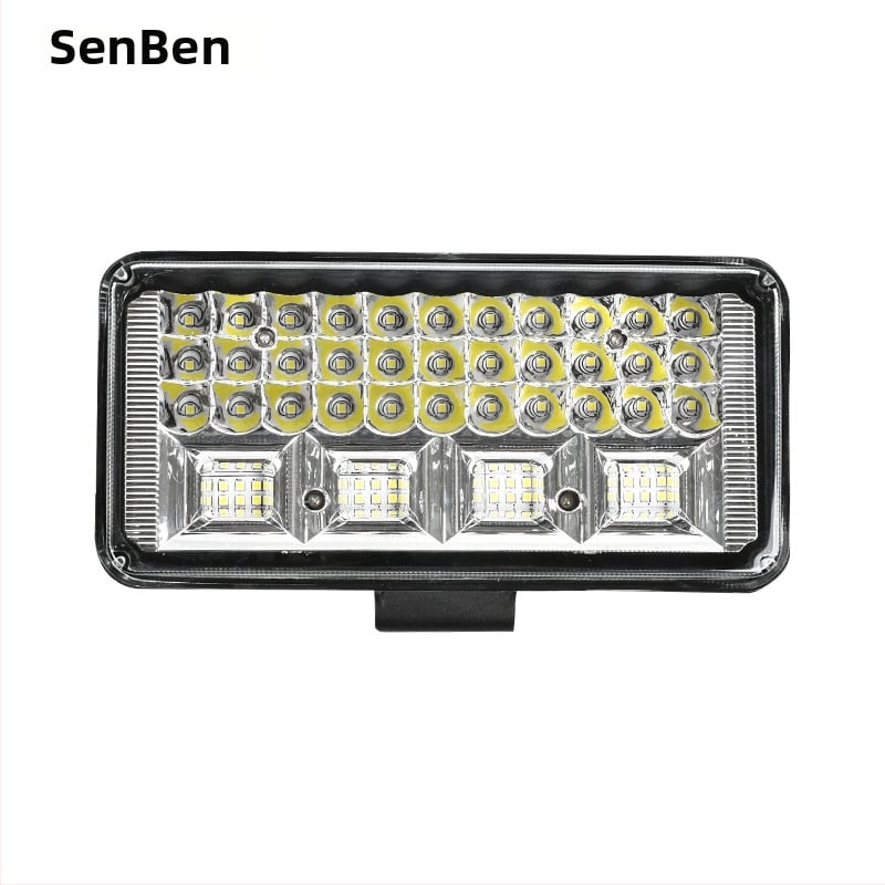 LED széles látószögű munka lámpa teherautók és terepjárók számára, 12/24V, 30W, 15000 lm, 3000K, alumíniumötvözet