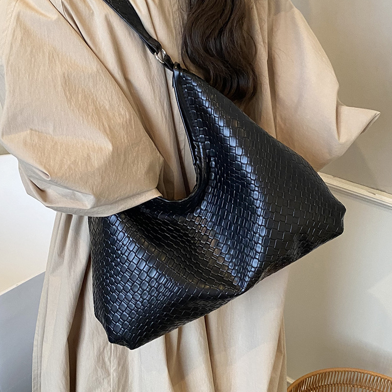 Ženska ramena Tote torba – retro stil, PU koža, vodoravni četvrtasti oblik, magnetsko zatvaranje, unutarnja džep za dokumente