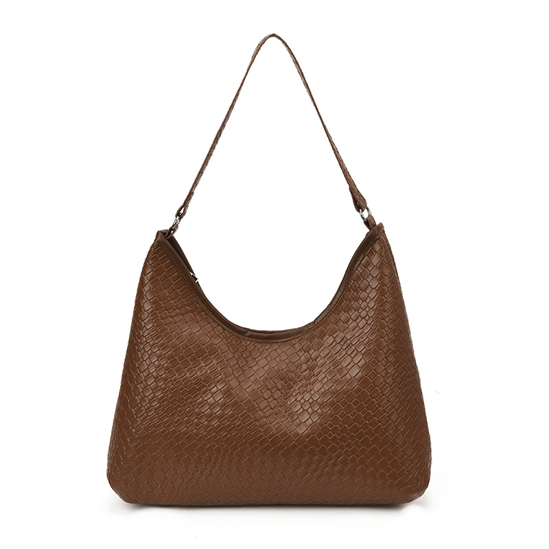 Ženska ramena Tote torba – retro stil, PU koža, vodoravni četvrtasti oblik, magnetsko zatvaranje, unutarnja džep za dokumente