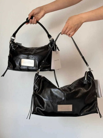 Cilindrična crossbody torba, PU koža s uljem i voskom, bočni zip, srednje veličine