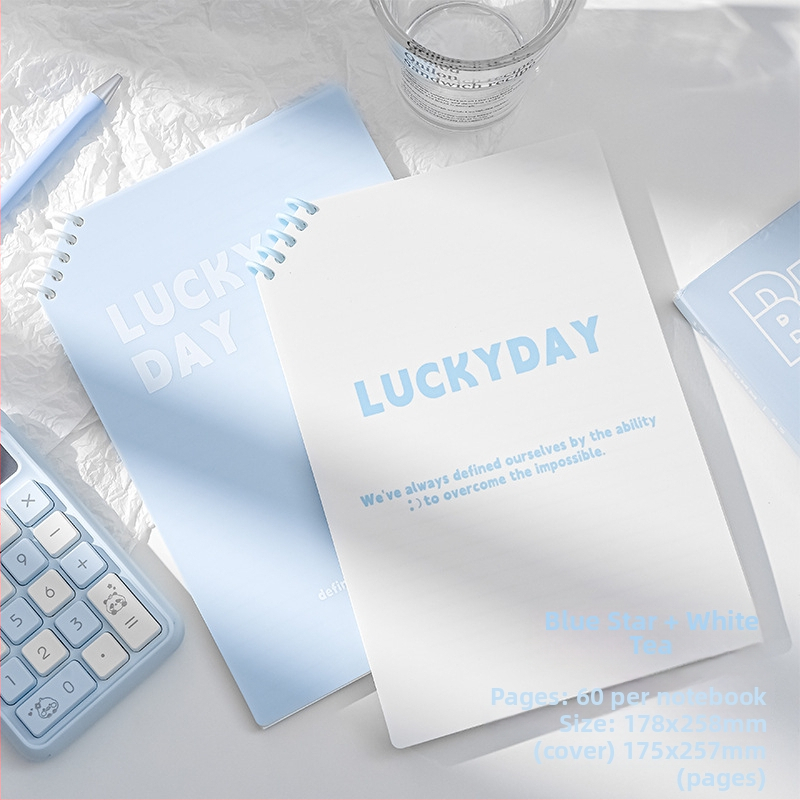 Caiet PP cu colțuri tăiate, foi detașabile, 120 pagini, hârtie 40 g