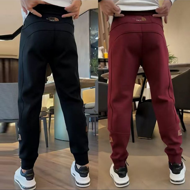 Muške sport hlače od baršuna Cupro, Slim-Fit, ravni kroj, duge
