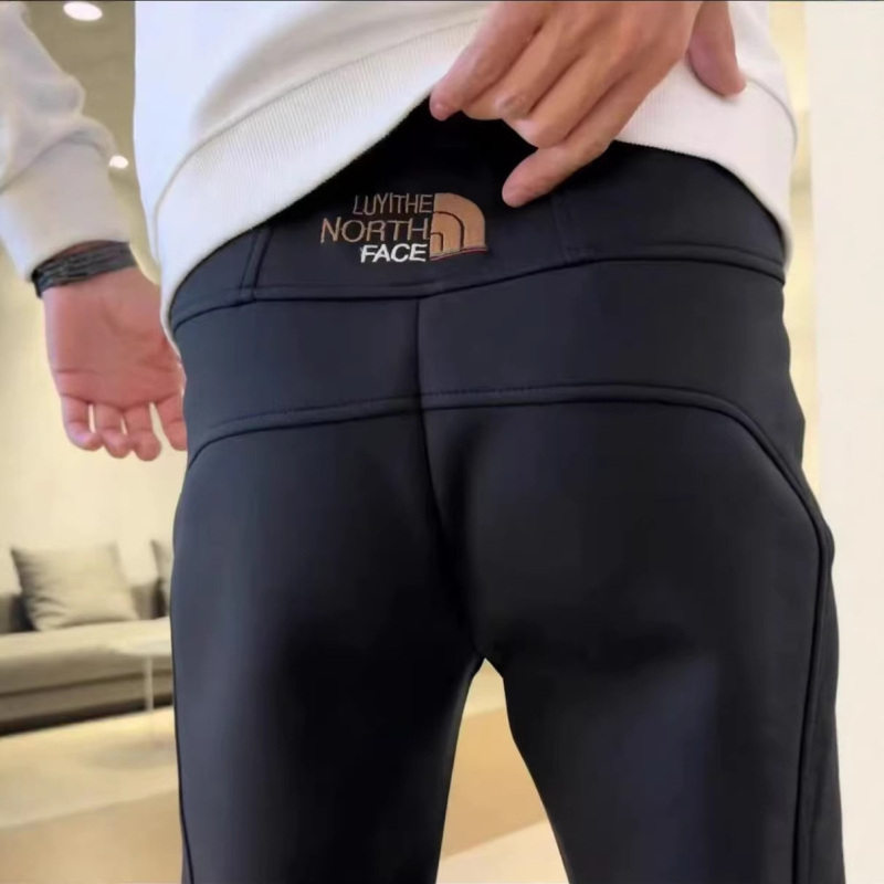 Muške sport hlače od baršuna Cupro, Slim-Fit, ravni kroj, duge