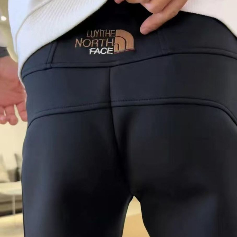 Muške sport hlače od baršuna Cupro, Slim-Fit, ravni kroj, duge