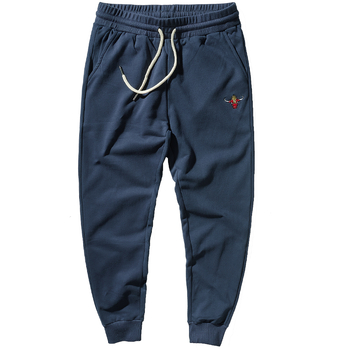 Muške jogger hlače – knit cargo stil, srednji pas, debeli terry, Cupro vlakno, mikroelastičnost