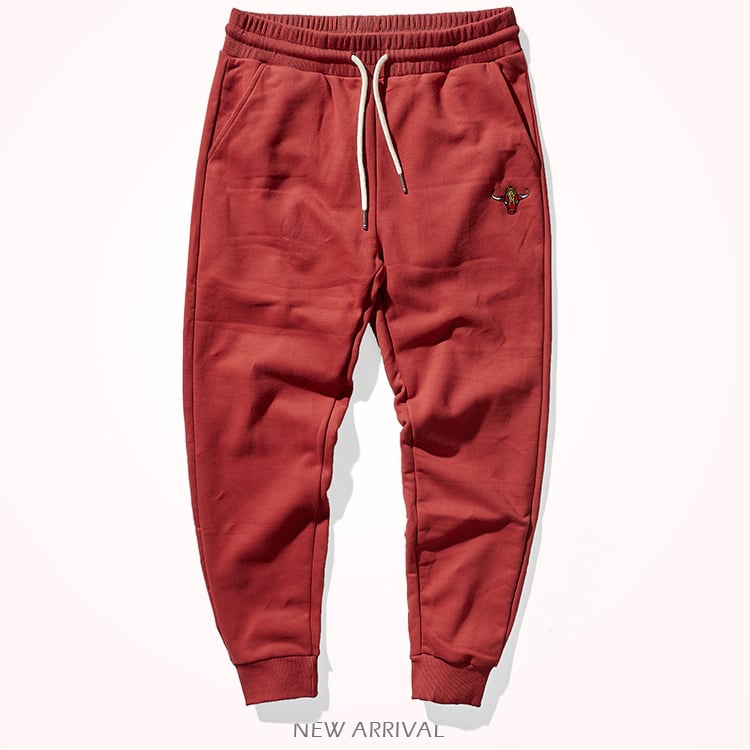 Muške jogger hlače – knit cargo stil, srednji pas, debeli terry, Cupro vlakno, mikroelastičnost