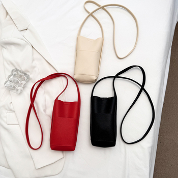 PU crossbody torba za mobitel, street fashion stil, horizontalni kvadratni oblik, magnetska kopča, unutarnji ID džep