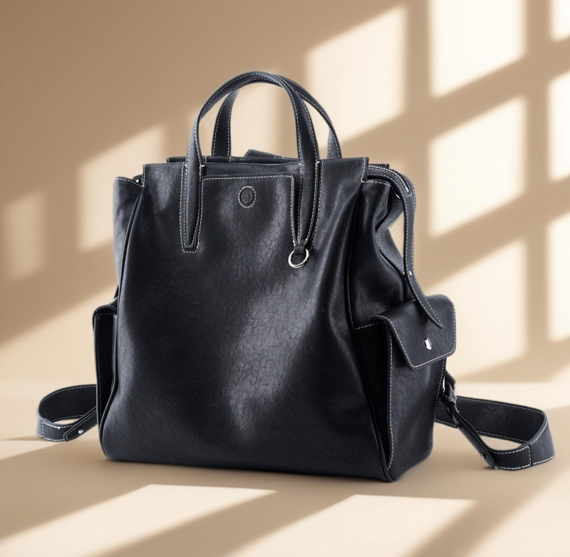 Casual unisex ruksak, torba za notebook od kože prvog sloja s biljnim taniniranjem, vintage stil, kapacitet 56–75 L