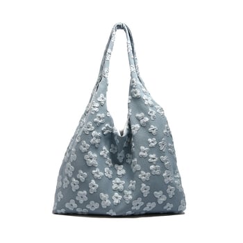 Torba Tote od tkanine, Street fashion stil, horizontalni kvadratni oblik, podstava od poliester, unutarnji džep za telefon