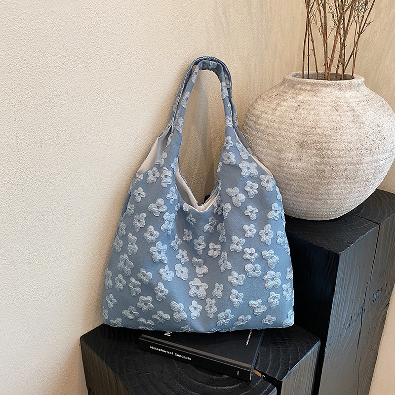 Torba Tote od tkanine, Street fashion stil, horizontalni kvadratni oblik, podstava od poliester, unutarnji džep za telefon