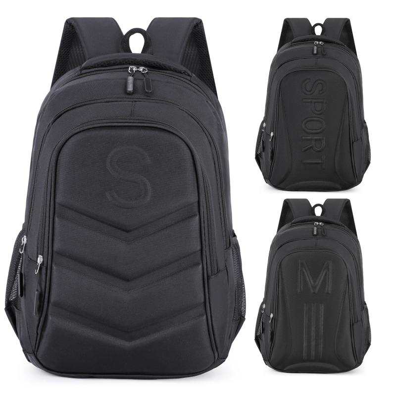 Ruksak za prijenosno računalo s čvrstim kućištem, unisex, proširivi, 20–35 L, kompatibilan s 12-inčnim prijenosnim računalom, PVC, naramenice s jastukom zraka