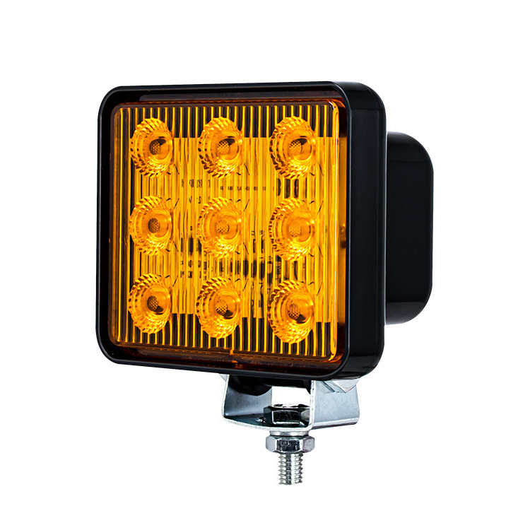 LED upozoravajuća svjetiljka za kamione, s 9 LED diodama, 12V, 7W, 0,6A, PC kućište, vodootporna