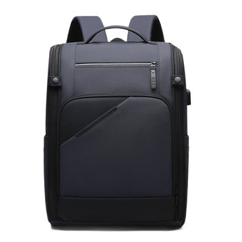 Muški ruksak za poslovna putovanja u gradskom minimalističkom stilu, pretinac za 15-inčni laptop, kapacitet 20–35 L, vodootporan, Oxford tkanina