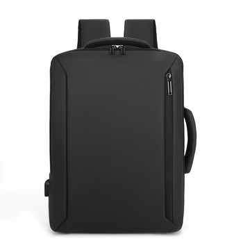 Unisex gradski minimalistički ruksak za prijenosno računalo – velik kapacitet ispod 20L, USB priključak, zračne naramenice, poliester podstava, za poslovna putovanja