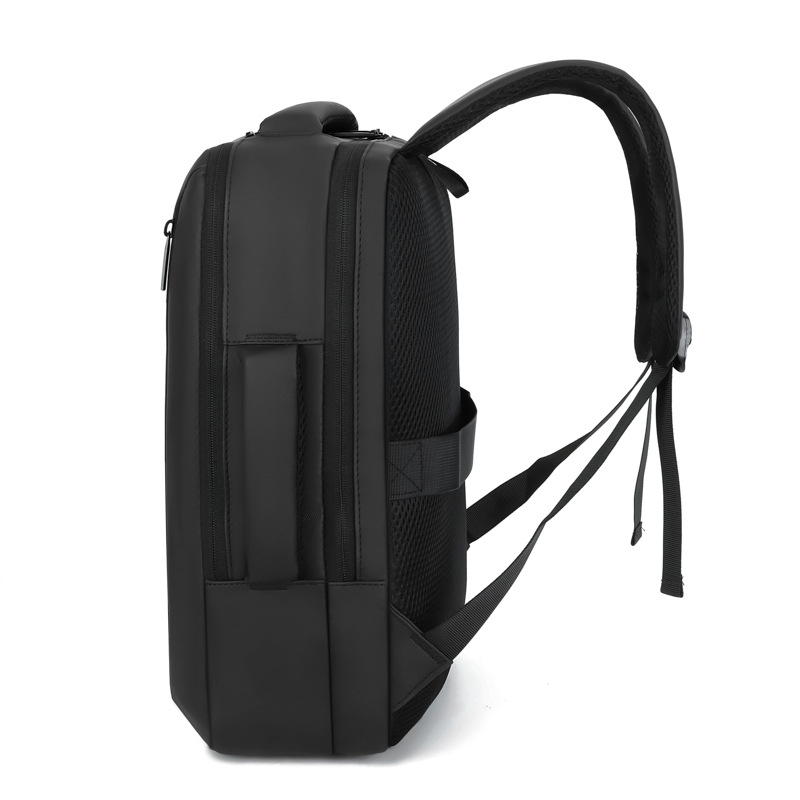 Unisex gradski minimalistički ruksak za prijenosno računalo – velik kapacitet ispod 20L, USB priključak, zračne naramenice, poliester podstava, za poslovna putovanja