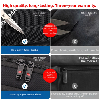 Maxwell ruksak unisex velike kapacitete 56–75L, za 16-inčni laptop, naramenice s zračnim jastukom, Oxford tkanina, ležerni stil putovanja