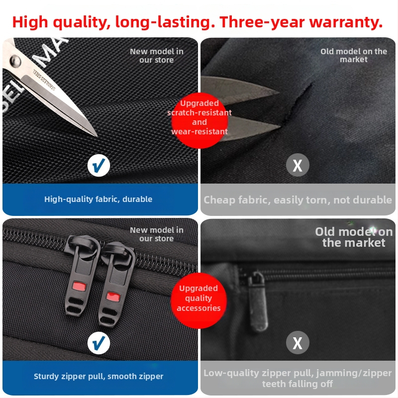 Maxwell ruksak unisex velike kapacitete 56–75L, za 16-inčni laptop, naramenice s zračnim jastukom, Oxford tkanina, ležerni stil putovanja