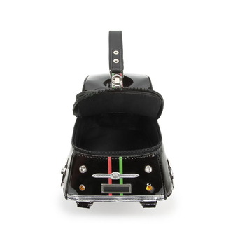 Mini ženska torbica za rame crossbody, oblik jastuka, PU koža, zatvarač, poliester podstava, džep za telefon