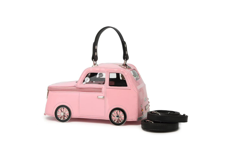 Mini ženska torbica za rame crossbody, oblik jastuka, PU koža, zatvarač, poliester podstava, džep za telefon