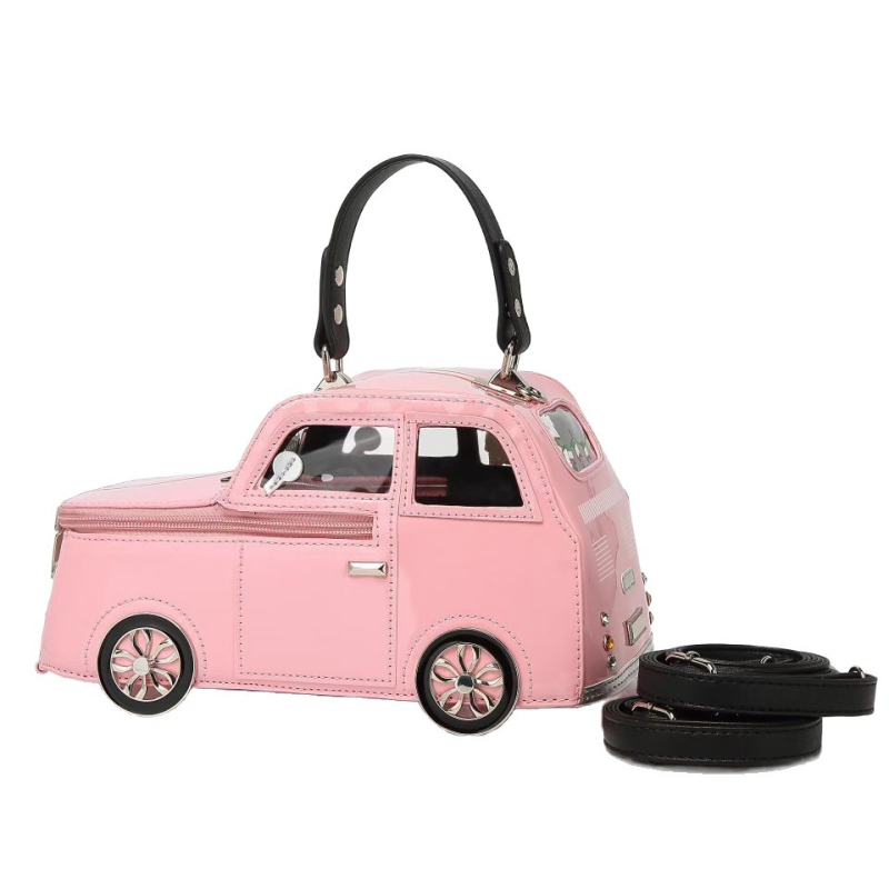 Mini ženska torbica za rame crossbody, oblik jastuka, PU koža, zatvarač, poliester podstava, džep za telefon