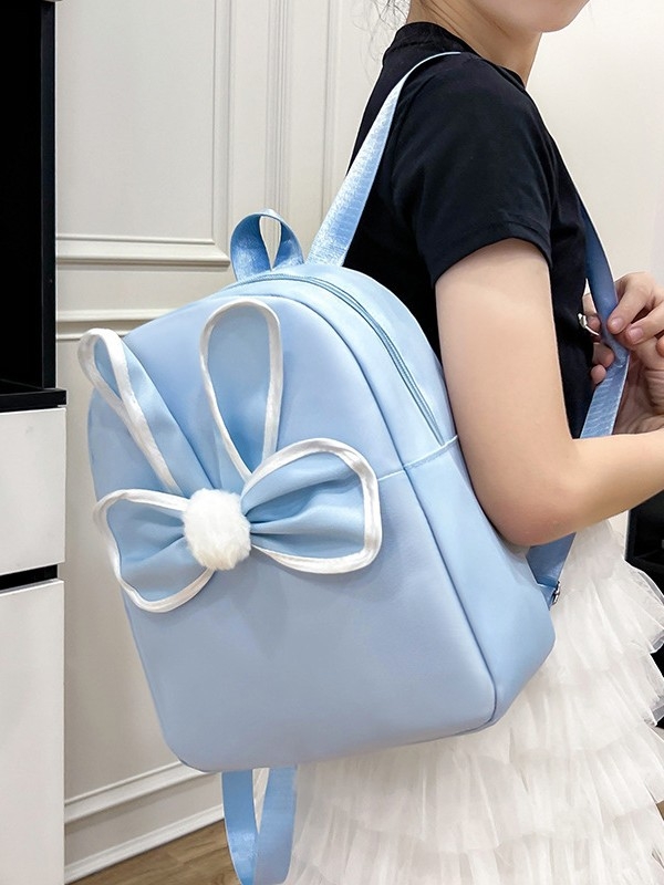 Dječji ruksak sa simpatičnim ušima zeca (Najlon vanjski dio; Ultra-lako; Poliester podstava; Pogodno za vrtić)