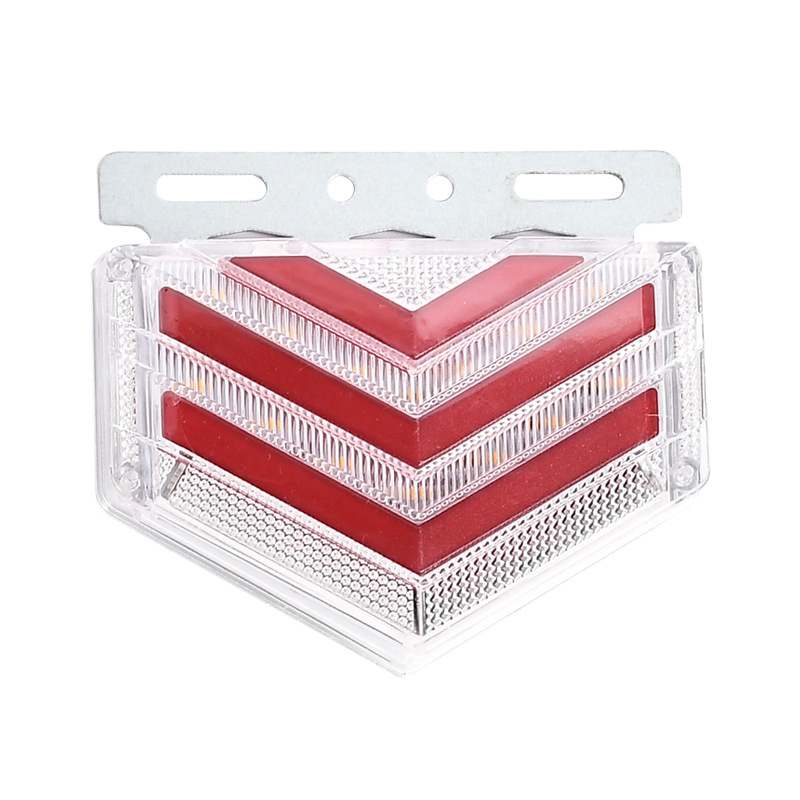 24V LED bočno svjetlo za kamione, V-oblik s tri strane