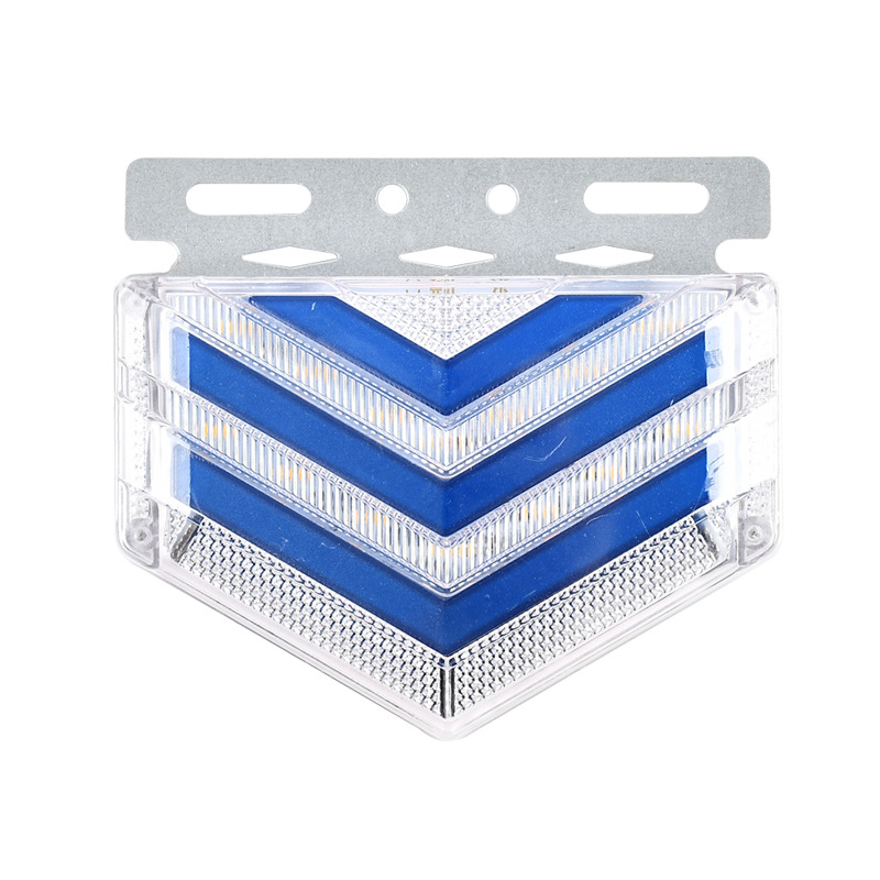 24V LED bočno svjetlo za kamione, V-oblik s tri strane